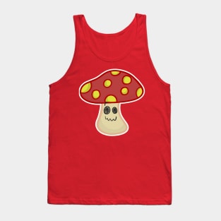 Cute Cartoon Mushroom T-Shirt Tank Top